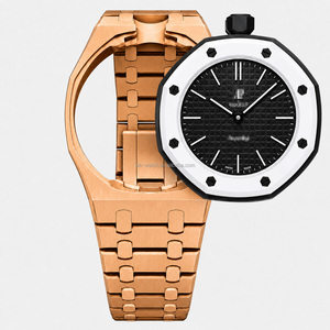 Orologio Automatico Meccanico Personalizzato di Nuova Moda in Acciaio Inossidabile con Quadrante in Vetro Zaffiro e Funzione Cronografo - Product Image 5