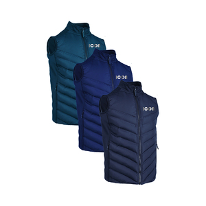 Livraison rapide Sportswear Down Gilet Hiver Chaud Sans Manches Vestes Fermeture Éclair Pour Hommes Pour L'entraînement - Product Image 1