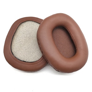 Almohadillas para los oídos <span class=keywords><strong>ATH</strong></span> M10 M20 M30 M35 M40 M45 <span class=keywords><strong>M50</strong></span> Pro5, almohadillas ovaladas con reducción de ruido, Funda de cuero PU, almohadillas de espuma de repuesto para los oídos - Product Image 5