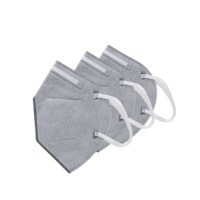 Usine directe livraison rapide jetable 3D pliable KN95 4 plis tissu soufflé par fusion FFP2 respirateur masque anti-poussière infusé de carbone