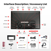 Youducar Radio de Coche Android de 13.1 Pulgadas, Reproductor de DVD, Navegación GPS, Unidad Principal Universal 2 DIN, Pantalla Flotante Ajustable, Apple CarPlay