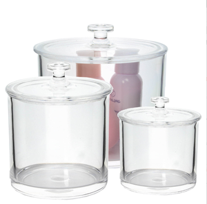 Food Storage Container Spice Jar,Space Kitchen Caddy Box,Premium Quality Clear Plastic Apothecary Jars