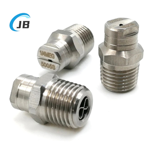1/4'' 1/8" Lechler Stainless Steel MEG Flat Fan Nozzle High Impact Water 304SS Meg 1/4 1504 Jet Spray Nozzle - Product Image 1