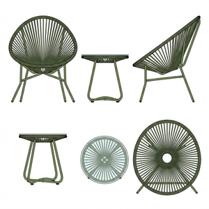 Conjunto de Sillas <span class=keywords><strong>Acapulco</strong></span> Modernas de Acero Inoxidable, Duraderas, para Bistro, Patio, Muebles de Exterior, Jardín, Sillón, Hotel, Escuela - Product Image 4