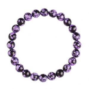 Purple Agate <b>Bracelet</b> for Women Natural Agate Stone <b>Beads</b> Handmade Jewelry Gift Meditative Reiki <b>Bracelet</b> for <b>Men</b> - Product Image 6