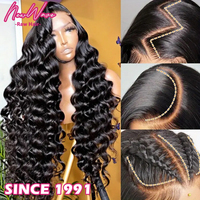 Cabello Humano Virgen Indio 100% Sin Pegamento, Crudo, Sin Procesar, HD para Pelucas al por Mayor, Las Mejores Pelucas de Cabello Humano con Encaje Original