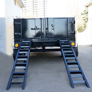 Rimorchio Agricolo Ribaltabile Elettrico/a Manovella da 5t con Tre Cavalli, Costruzione in Acciaio Idraulico, Elevato Livello di Sicurezza, Certificato CE - Product Image 2