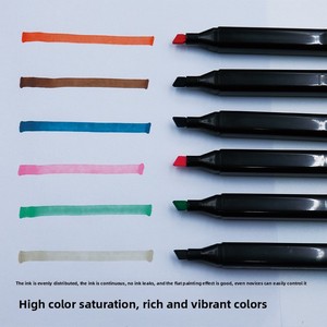 Marqueur à double pointe à base d'eau pour la peinture et la conception, 30/36/48/80/100/120/168 couleurs, stylos de <span class=keywords><strong>dessin</strong></span> artistique pour étudiants - Product Image 4