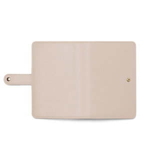 Carnet à feuilles mobiles A5 A6 rechargeable en similicuir avec reliure à anneaux, six anneaux métalliques à logo gaufré, agenda professionnel - Product Image 3