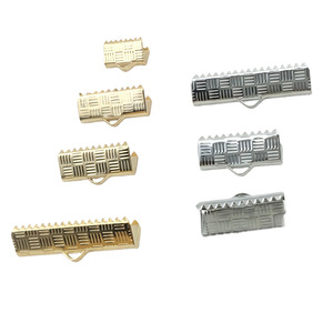 หัวเข็มขัดรูปสี่เหลี่ยมผืนผ้าชุบเหล็กสำหรับทำสร้อยคอ DIY อุปกรณ์เสริมเครื่องประดับ - Product Image 3