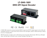 Decodificador de Señal DMX-SPI LTECH, Conversor de Señal Digital DMX512, Controlador de Iluminación Digital LED