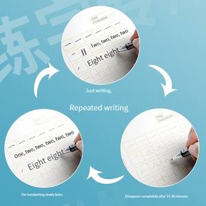 La recharge de calligraphie du cahier Deli 74262 disparaît automatiquement, l'autocollant de calligraphie de rainure de recharge de stylo fané. Haute qualité - Product Image 3