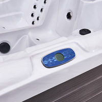 Couleur personnalisée extérieur 5 personnes acrylique SPA baignoire de massage grande piscine bain à remous Jacuzy