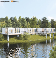 Modulaire préfabriqué C70 Mobile Commercial Space Capsule Container House Prix raisonnable Matériau du panneau sandwich étanche