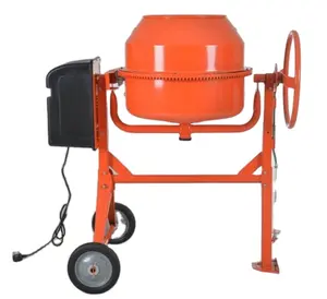 CE approved mini electric portable cement concrete mixer with two wheels