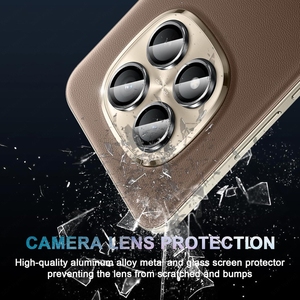 Protector de Lente de Cámara de Vidrio Templado + Anillo Metálico para Redmi Note 15/15 <span class=keywords><strong>Pro</strong></span>/15 <span class=keywords><strong>Pro</strong></span>+ 4G/5G, Protector de Cámara Trasera Resistente a Arañazos - Product Image 3