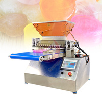 Stap Type Depositor Kleine Kubus Molding Fruit Hard Candy Vorm Cilinder Zachte Snoep Machine Leverancier