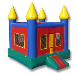 棕榈树主题儿童跳跃城堡弹跳屋多色城堡月亮弹跳会让派对更有趣