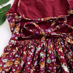 Nouvelle Collection de Vêtements pour Enfants en Gros, Robe Rouge pour Filles avec Motif Fantaisie - Product Image 5