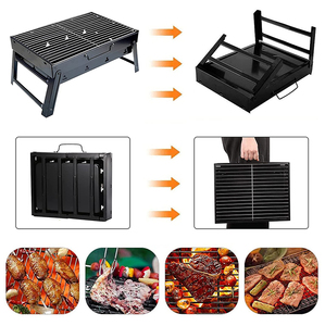 Parrilla Portátil Plegable para Camping, Viajes y Cocina al Aire Libre, Mini Barbacoa <span class=keywords><strong>de</strong></span> Carbón para Picnic, Jardín y Fiestas - Product Image 5
