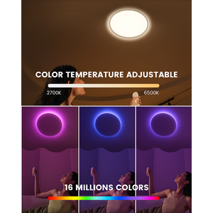 Lámpara de Techo LED Inteligente <span class=keywords><strong>YEELIGHT</strong></span> Mijia Arwen 550C Regulable, Compatible con Control por Voz, Funciona con <span class=keywords><strong>Alexa</strong></span> para Sala de Estar - Product Image 6