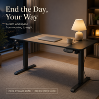 Bureau de travail AOR Home Gaming avec réglage électrique de la hauteur, durable, idéal pour le gaming et le travail, vente en gros usine
