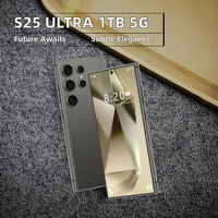 S25 Ultra 1TB Penyimpanan 4G LTE 5G CDMA Dual Sim Deca Core Kamera Belakang 108MP Layar AMOLED 4K 144Hz 7-inci Keyboard Qwerty Prancis