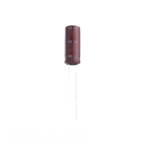 Condensador Original de 5.6 uF, Tipo Through Hole, Aluminio, 5.6UF, 20%, 100V, Radial, ELXV101ELL5R6MEB5D - Product Image 1