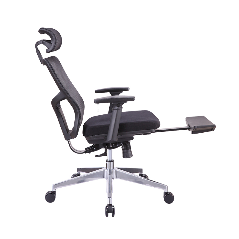 AODA backrest recline adjustable high-back reclining mesh office chair with footrest