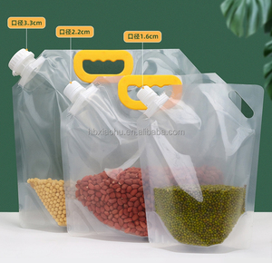 Semi di soia, fagioli mung, fagioli rossi di mais macinato, condimenti di riso miglio sacchetti di imballaggio trasparente sacchetti di imballaggio con manico - Product Image 2