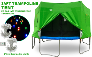 Cubierta Impermeable para Trampolín de 14 pies, <span class=keywords><strong>Protector</strong></span> de Trampolín Resistente a los Rayos UV - Product Image 4