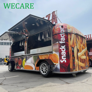Camion de restauration rapide mobile USA <span class=keywords><strong>pas</strong></span> <span class=keywords><strong>cher</strong></span> avec réfrigérateur pour cocktails, snacks, frites, café et poulet rôti - Product Image 4