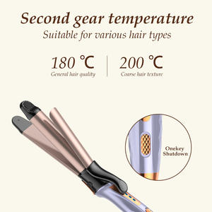 Fer à friser portable à <span class=keywords><strong>long</strong></span> baril avec longue pince Lisseur et bigoudi professionnel 2 en 1 pour femmes Best-seller - Product Image 4