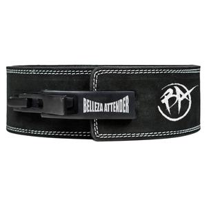 Levier de levage de poids en cuir Pro ceinture entraînement de gymnastique noir épais 5 pouces soutien lombaire 10mm - Product Image 2