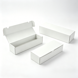Caja de almacenamiento blanca extra grande con tapa abatible, rectangular, <span class=keywords><strong>r</strong></span>ígida, para tarjetas coleccionables TCG, distribuidor mayorista. - Product Image 5