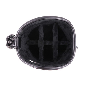 Sac de golf haut de gamme personnalisé avec logo, en cuir PU noir imperméable, fermeture éclair résistante aux rayures, léger, pour clubs de golf et bagages de voyage - Product Image 5
