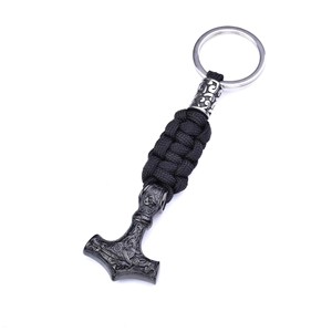Porte-clés Marteau de Thor <span class=keywords><strong>Viking</strong></span>, Porte-clés tissé à la main - Product Image 6
