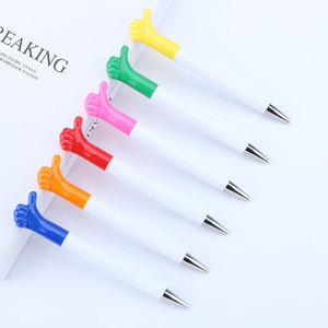Bolígrafo de pulgar creativo, promoción publicitaria, bolígrafos de regalo de marca, bolígrafo de gesto personalizado - Product Image 1