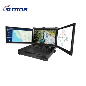 Station de travail portable robuste à triple écran de 15,6 pouces, protégée IP65, pour les opérations sur le terrain, radio portable - Product Image 6