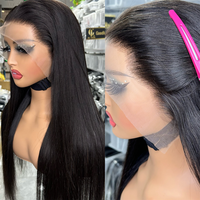 Goodluck 14 à 30 Perruques en cheveux humains Lace Front 13x4, Lace Frontal HD, styles Deep Wave, Body Wave et Water Wave