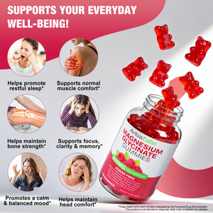 Gomitas de Magnesio Glicinato sin Azúcar de Alta Absorción ArtoaLabs con L-Treonato para la Relajación, Alivio del Estrés y Apoyo al Sueño - Product Image 5