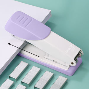 HUAJIE-<span class=keywords><strong>Grapadora</strong></span> Manual de <span class=keywords><strong>Gran</strong></span> <span class=keywords><strong>Capacidad</strong></span> para Ahorrar Esfuerzo, Clip de 30 Hojas para Oficina, Uso Escolar, Logotipo Personalizado Disponible - Product Image 4