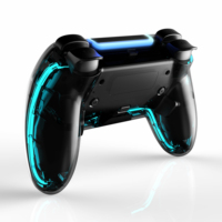 Controlador inalámbrico Honcam Compatible para consola PS4 Slim Pro con Touch Pad Audio Gyro función de doble vibración