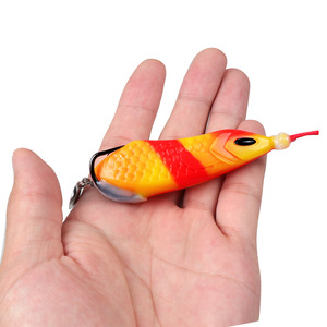 Nuovo Design 10g/16g <span class=keywords><strong>pesca</strong></span> morbido rana esca artificiale in Silicone <span class=keywords><strong>con</strong></span> gancio per la depressione del sangue - Product Image 3