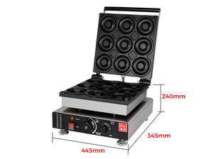 Mesin pembuat wafel otomatis pemanggang roti wafel persegi panjang mesin pemanggang anjing wafel dalam 2024 - Product Image 6