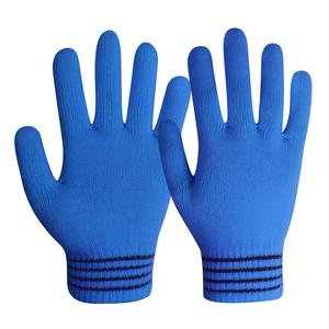 El clima frío reflectante hilo guantes de punto acrílico magia elástico y guante para ropa de invierno para - Product Image 5