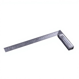 Regla angular de acero inoxidable de 30 cm, herramienta de ángulo recto de metal para carpintería y albañilería - Product Image 2