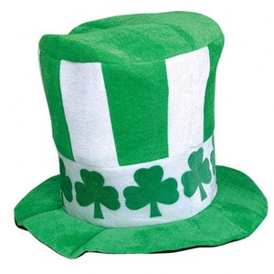 St. Patrick của ngày đầu mũ cho phụ nữ người đàn ông leprechaun màu xanh lá cây bên hat shamrock Clover cho Irish diễu hành cosplay trang phục ngoài trời - Product Image 2