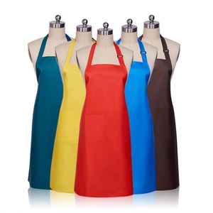 Customized Logo Adjustable Color Waterproof Oil-proof Nylon Woven Unisex Chef <b>Apron</b> <b>Kitchen</b> Cooking Restaurant Waiter Plain - Product Image 1