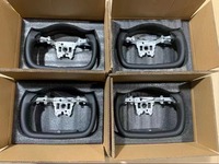 Volant sport à 3 branches personnalisé de luxe en cuir noir/blanc pour Tesla Model 3/Highland/Model Y Juniper Plug